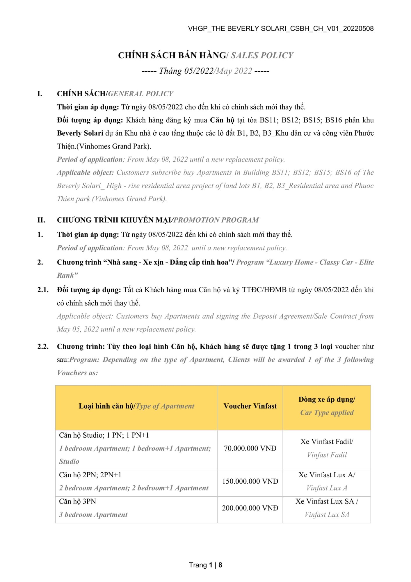 Chinh Sach Ban Hang The Beverly Solari 1